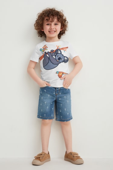 Toddler Boys - Multipack 2er - Kurzarmshirt - cremeweiss