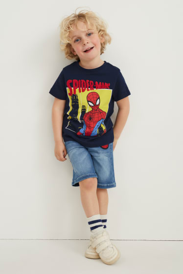Toddler Boys - Spider-Man - T-shirt - donkerblauw