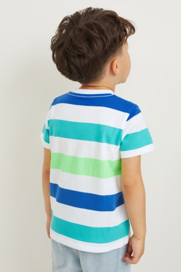 Exklusiv Online - Multipack 2er - Kurzarmshirt - türkis