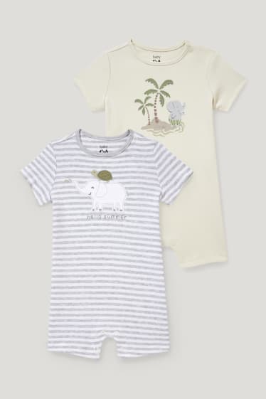 Baby Girls - Multipack of 2 - baby sleepsuit - mint green