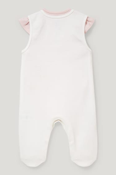 Baby Girls - Strampler-Set - 2 teilig - weiß