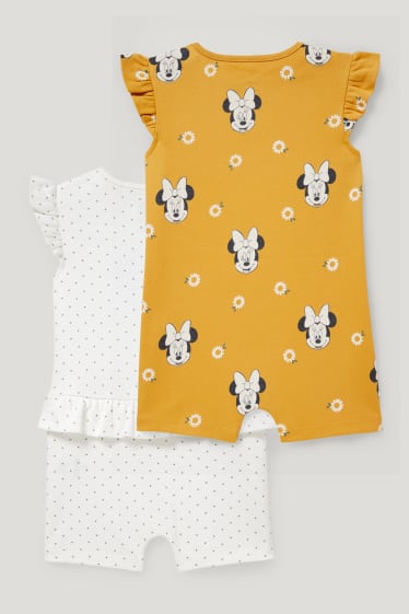 Online exclusive - Multipack of 2 - Minnie Mouse - baby sleepsuit - white / yellow