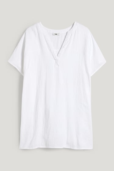 Damen - Bluse - weiß