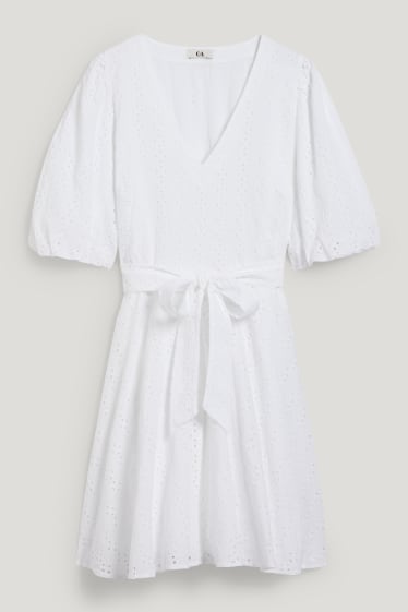 Femmes - Robe fit & flare - blanc