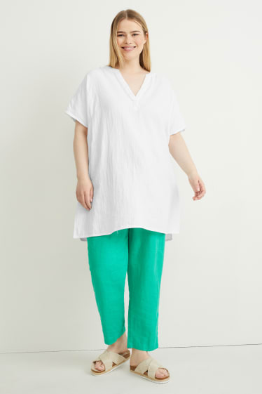 Damen - Bluse - weiß