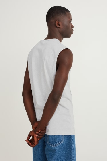 Hombre - Camiseta sin mangas - gris claro jaspeado