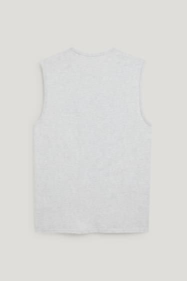 Hombre - Camiseta sin mangas - gris claro jaspeado