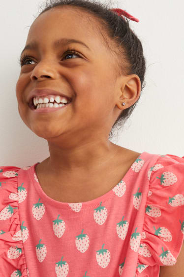 Online exclusive - Set - dress and scrunchie - 2 piece - pink