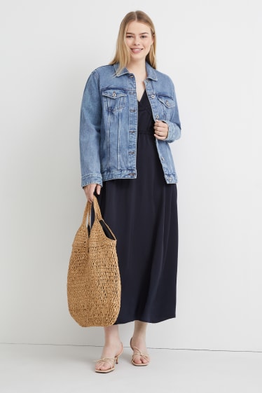 Femmes - Robe - bleu foncé