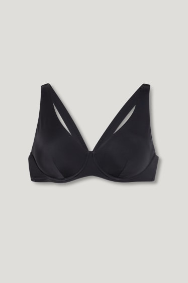 Mujer - Top de bikini con aros - con relleno - LYCRA® XTRA LIFE™ - negro