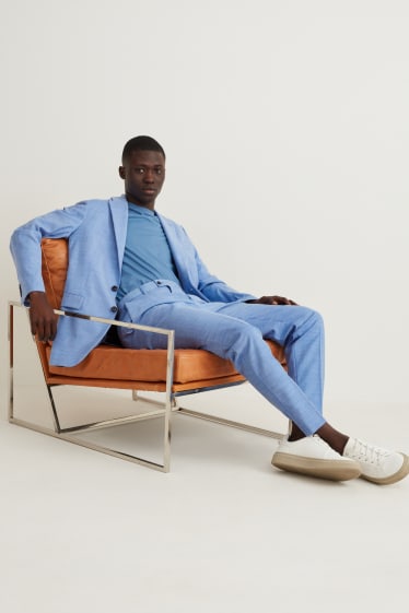 Hombre - Americana - colección modular - regular fit - Flex - LYCRA® - azul claro