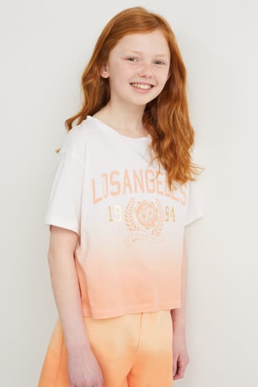 Kids Girls - Tricou cu mânecă scurtă - alb