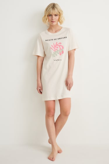 Women - Nightshirt - cremewhite