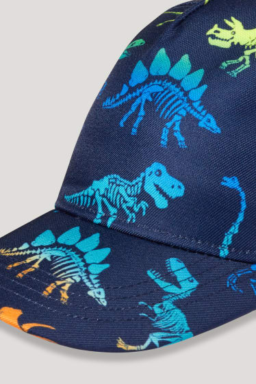 Batolata chlapci - Motiv dinosaura - kšiltovka - tmavomodrá