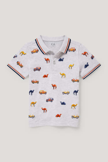 Toddler Boys - Poloshirt - hellgrau-melange