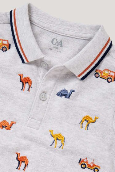 Toddler Boys - Poloshirt - hellgrau-melange