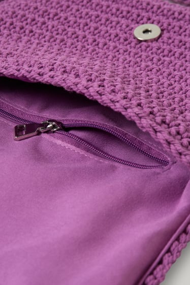 Damen - Schultertasche - lila