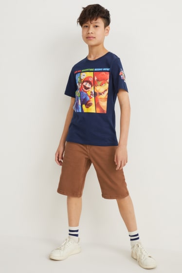 Kids Boys - Jeans-Shorts - braun