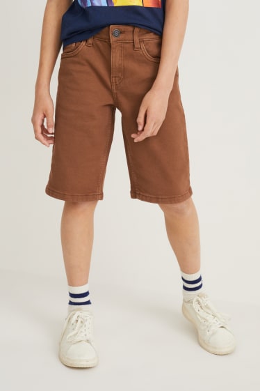 Kids Boys - Jeans-Shorts - braun
