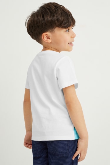 Toddler Boys - Set van 2 - T-shirt - wit