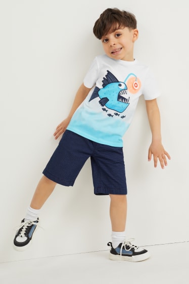 Toddler Boys - Set van 2 - T-shirt - wit
