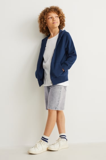 Kids Boys - Jeans-Shorts - jeans-hellgrau
