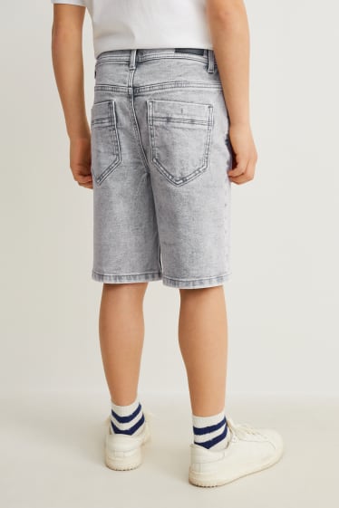 Kids Boys - Jeans-Shorts - jeans-hellgrau