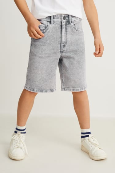 Kids Boys - Jeans-Shorts - jeans-hellgrau