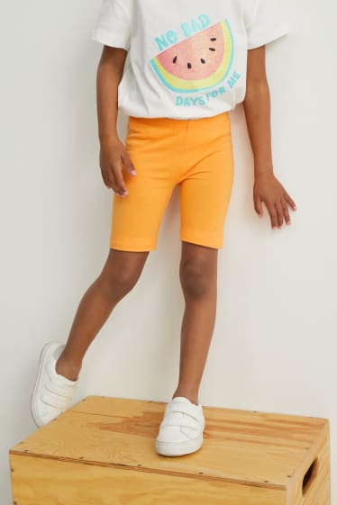Exclusief online - Set van 6 - fietsbroek - groen