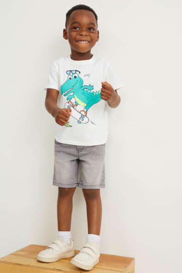 Toddler Boys - Jeans-Bermudas - Jog Denim - grau