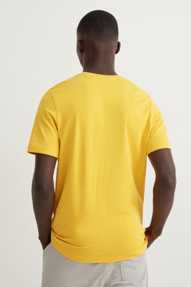 Hombre - Camiseta - amarillo