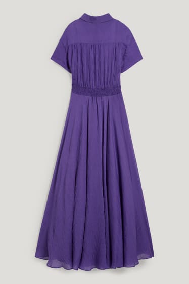 Women - Shirt dress - purple