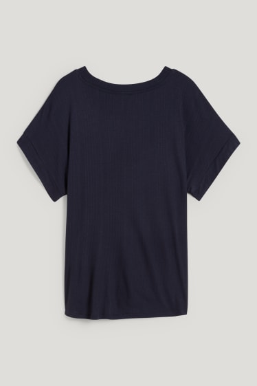 Kobiety - T-shirt - ciemnoniebieski