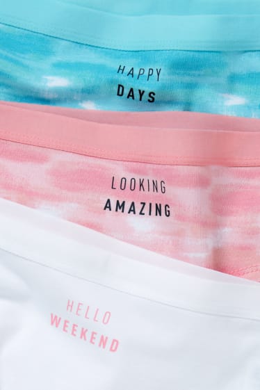 Kids Girls - Multipack of 3 - hipster briefs - pink