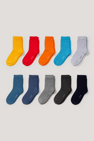 Toddler Boys - Confezione da 10 - calze - nero