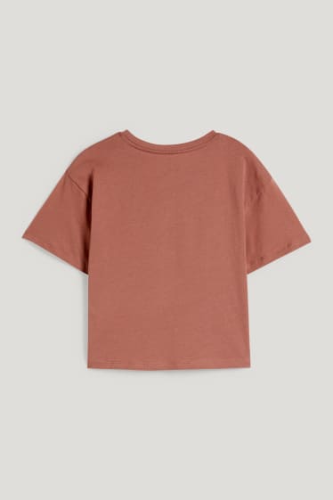 Bambine: - T-shirt - marrone