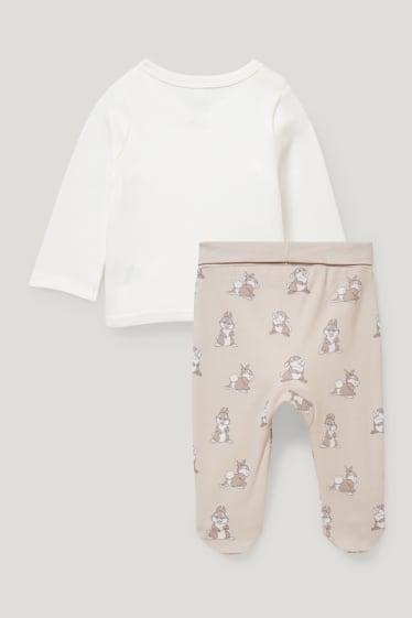 Bébé filles - Bambi - ensemble pour nouveau-né - 2 pièces - beige clair