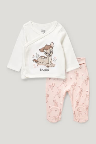 Bébé filles - Bambi - ensemble pour nouveau-né - 2 pièces - rose