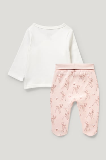Bébé filles - Bambi - ensemble pour nouveau-né - 2 pièces - rose