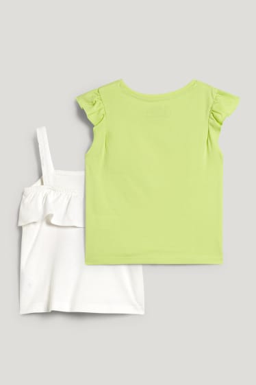 Toddler Girls - Confezione da 2 - L.O.L. Surprise - maglia a maniche corte e top - bianco