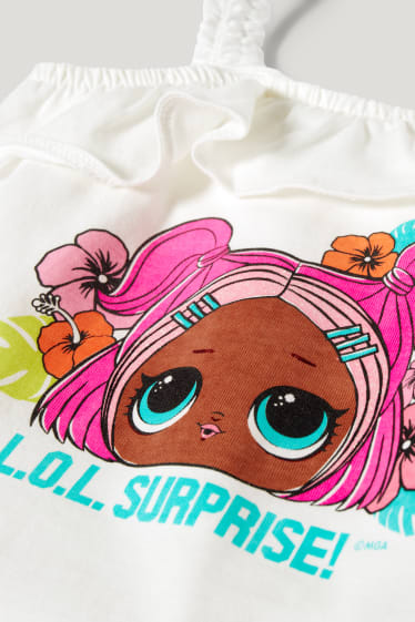 Toddler Girls - Confezione da 2 - L.O.L. Surprise - maglia a maniche corte e top - bianco