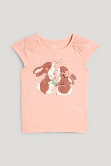 Toddler Girls - Kurzarmshirt - rosa