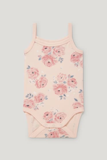 Baby Girls - Baby bodysuit - floral - rose