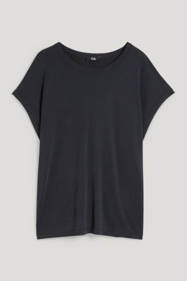 Kobiety - T-shirt - ciemnoniebieski