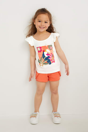 Toddler Girls - Multipack 2er - Top - cremeweiss