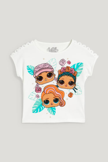 Toddler Girls - L.O.L. Surprise - T-shirt - zuiver wit