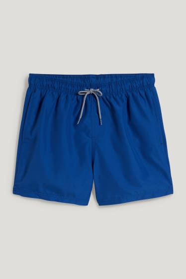 Hommes - Short de bain - bleu