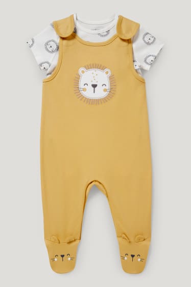 Baby Boys - Strampler-Set - 2 teilig - gelb