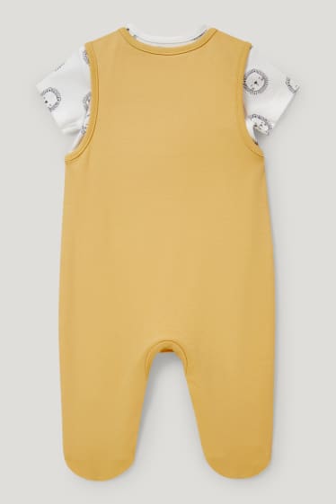 Baby Boys - Strampler-Set - 2 teilig - gelb