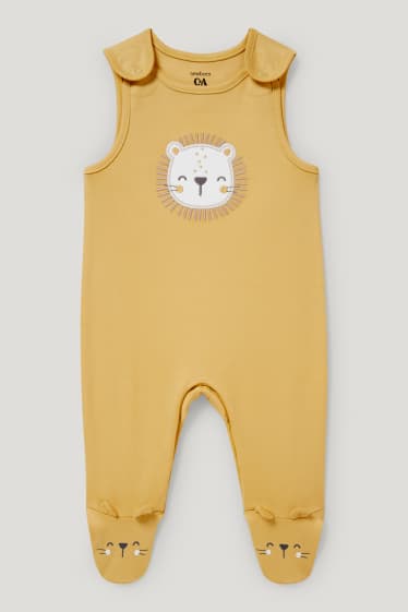 Baby Boys - Strampler-Set - 2 teilig - gelb
